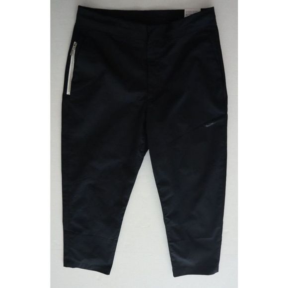 Nike DD7032 010 Men's Sz 32 Black Tapered Leg Sneaker Length Cropped Pants $85 - Picture 1 of 10